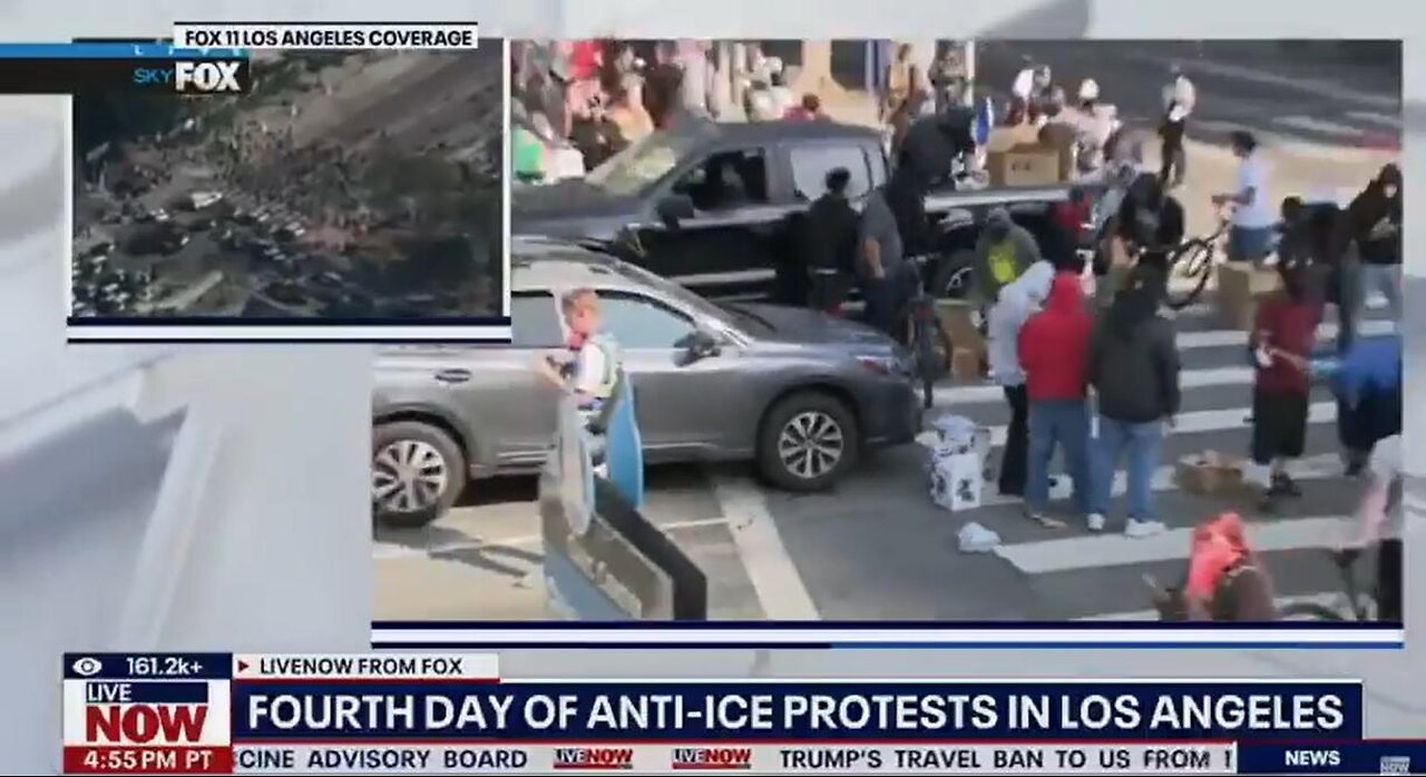 Pickup Truck Delivers Bionic Face Shields, Other Supplies to LA Rioters