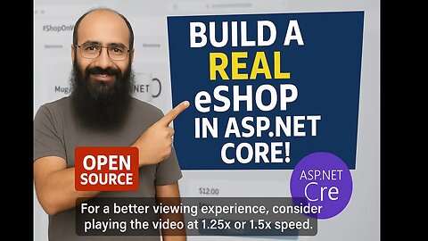 Build a Modern eCommerce App with ASP.NET Core | eShopOnWeb Full Tutorial for Beginners