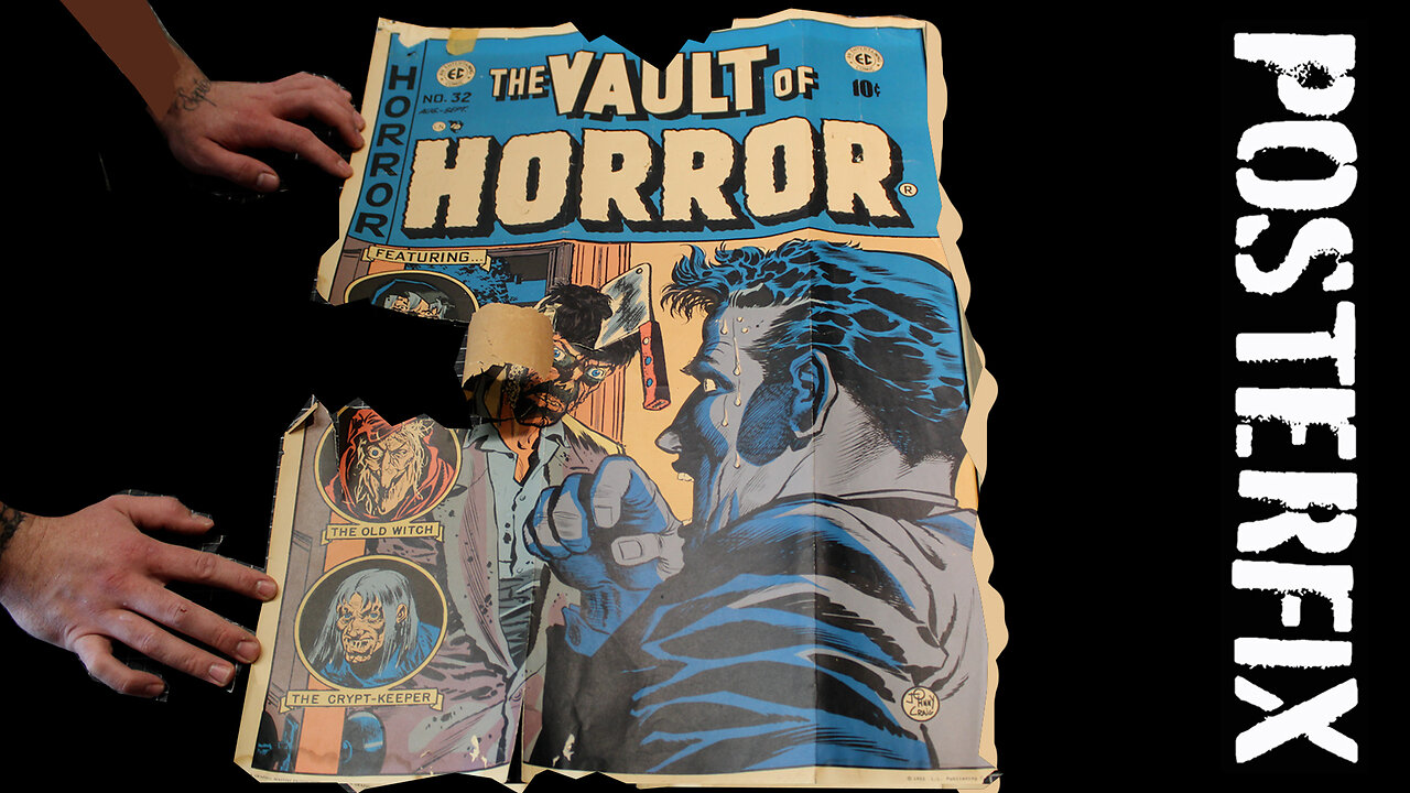 RESTORING The Vault of HORROR - 1953 Creep Show POSTER FIX