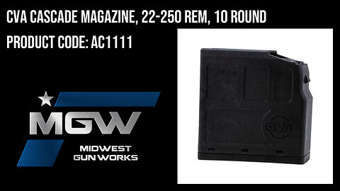 CVA Cascade Magazine, 22-250 Rem, 10 Round - AC1111