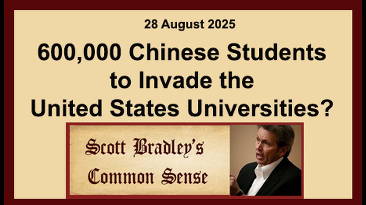 600.000 Chinese Students to Invade the United States Universities?