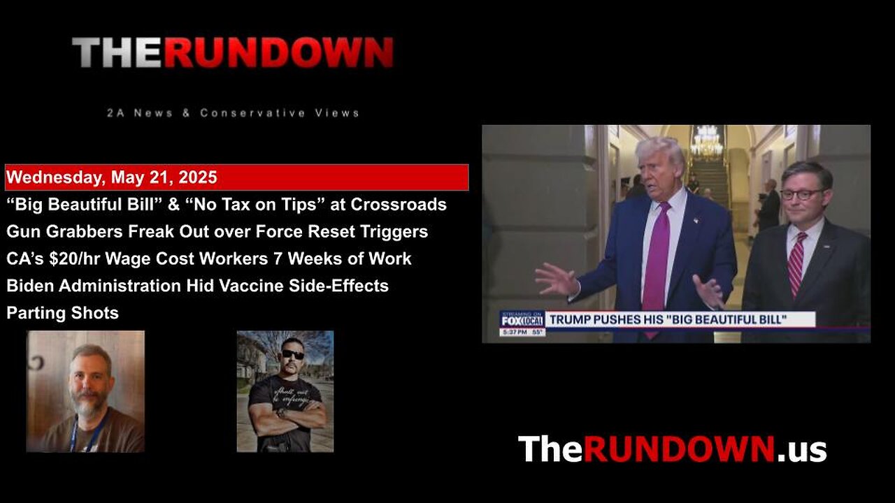 #912 - Trump's Big Beautiful Bill & No Tax on Tips Bill