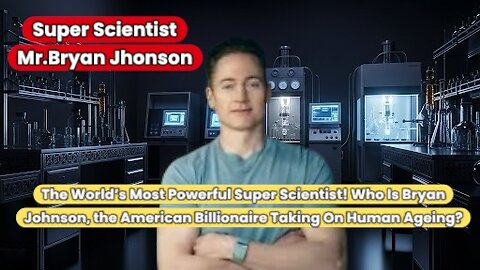 Humanity’sUltimate SuperScientist! Who is Bryan Johnson, theAmericanBillionaireTakingonHuman Aging?✨