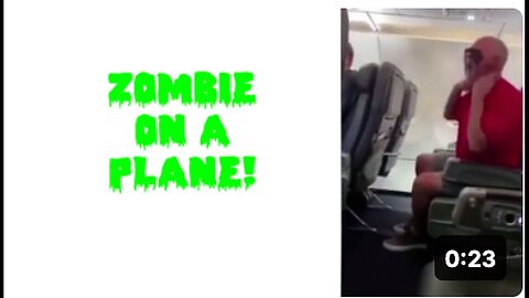 "Airborne Undead: A Zombie Invasion on a Plane!"