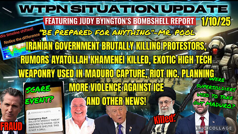 WTPN ~ Judy Byington ~ Situation Update ~ 1-10-26 ~ Trump Return ~ Restored Republic via a GCR