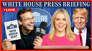 I'm Asking Trump's White House Questions LIVE Now From The New Media Seat At The Press Briefing