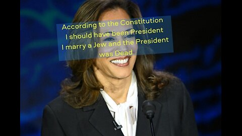 Kamala Should Have Been President According to the Constitution. LOL