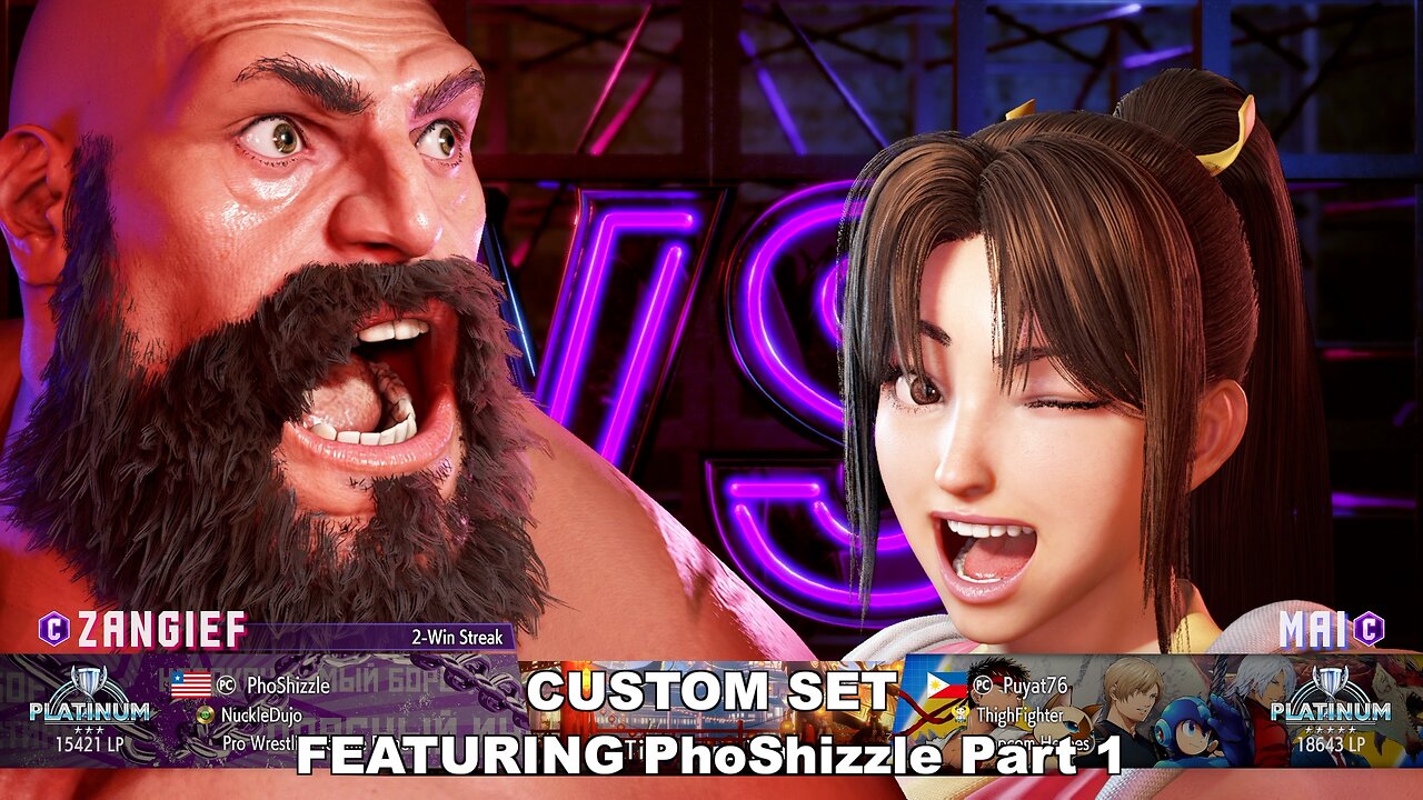 Kuya Kalbo SF6 Custom Set with PhoShizzle 2025 Spring edition Part 1. Zangief takes all from Mai