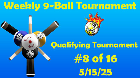 DBM Weekly 9-Ball Tournament