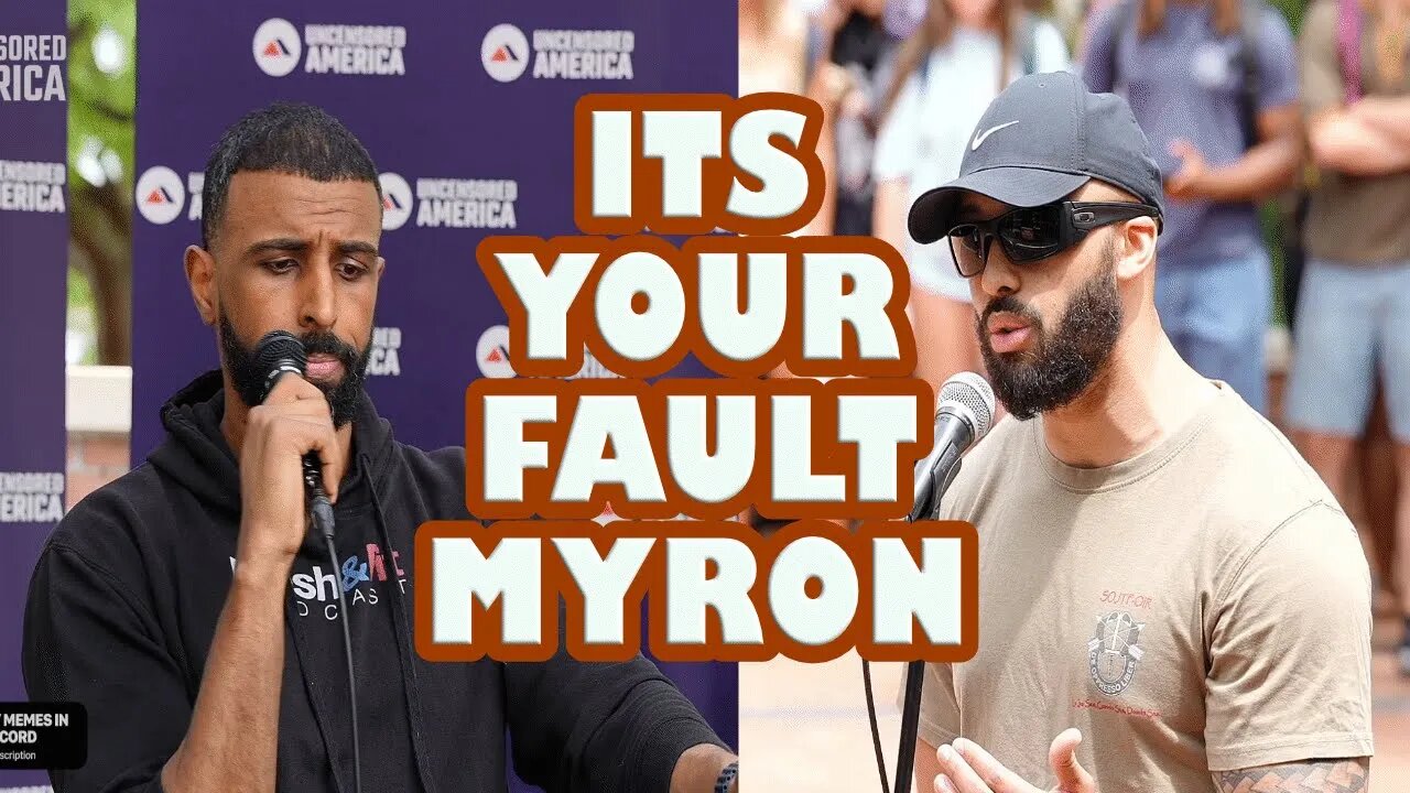 USC College Campus Debate, So Called Fan Blames Myron For Dating Multiple Women, Myron Claps Back!