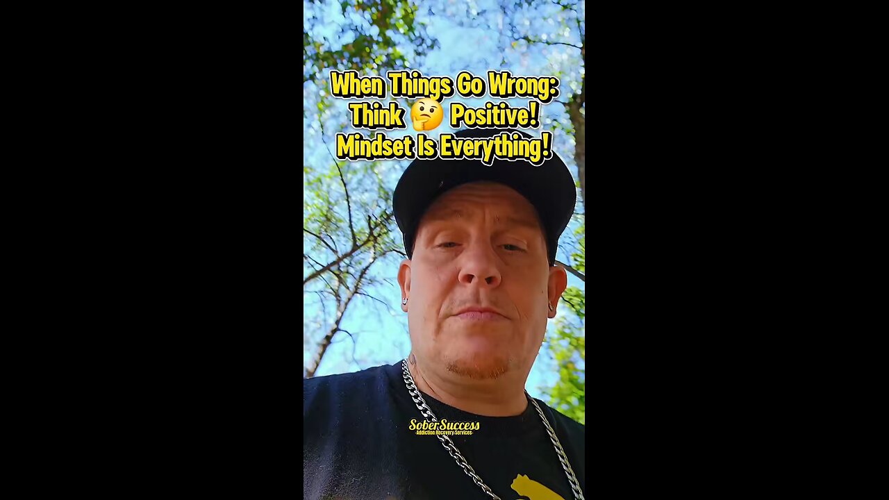 Positive Mindset: In The Midst Of Chaos, We Choose To Think & Act Positively‼️🧠#SoberCoach #Mindset