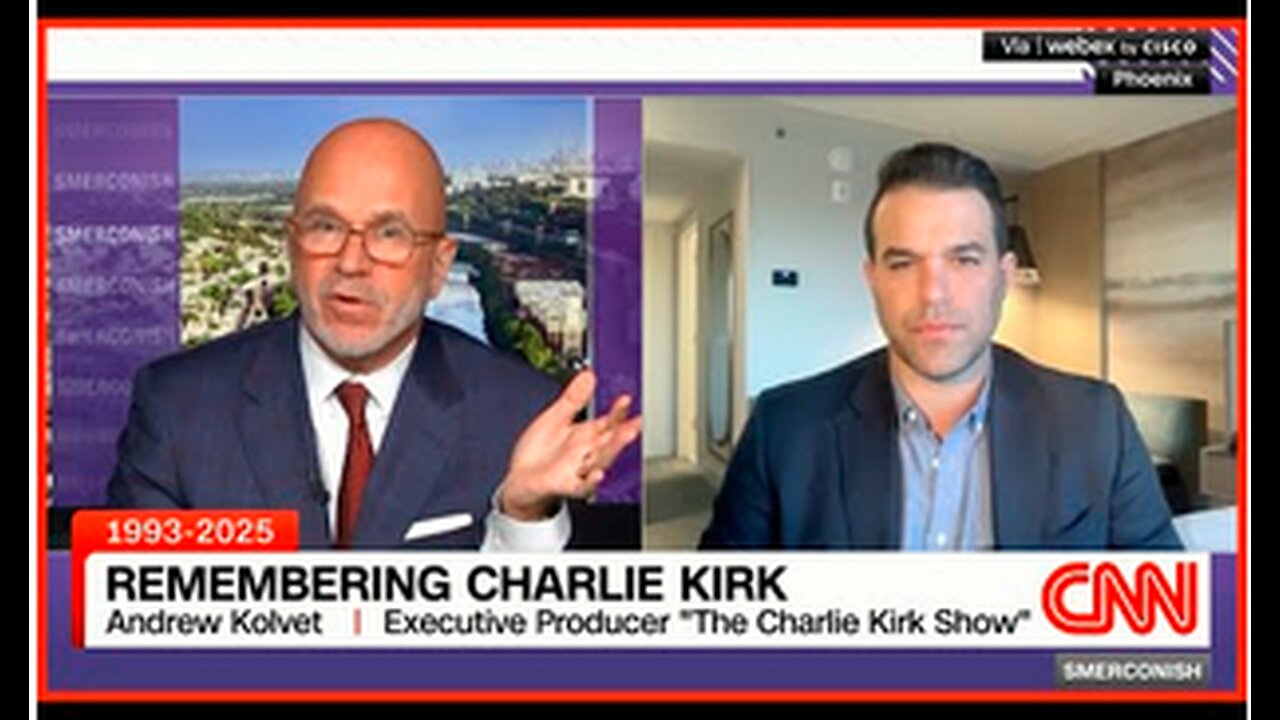 Remembering Charlie Kirk Exec of The Charlie Kirk Show, Andrew Kolvet, joins me on CNN. - Michael Smerconish