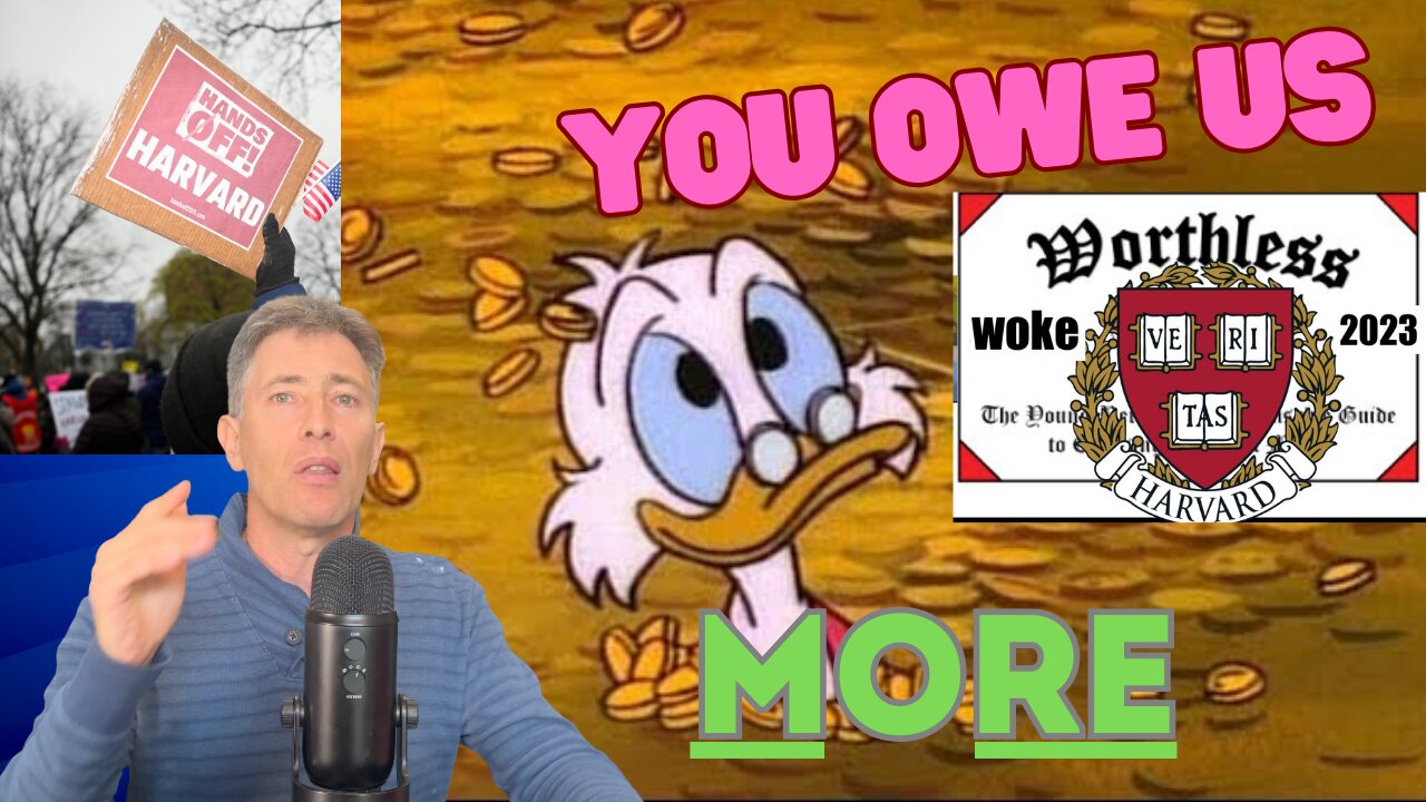 Harvard Demands YOUR MONEY With No Strings, Like They are OWED (53 BILLION)