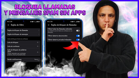 Como BLOQUEAR LLAMADAS DESCONOCIDAS y SPAM en Android RAPIDO y FACIL 🚫📲