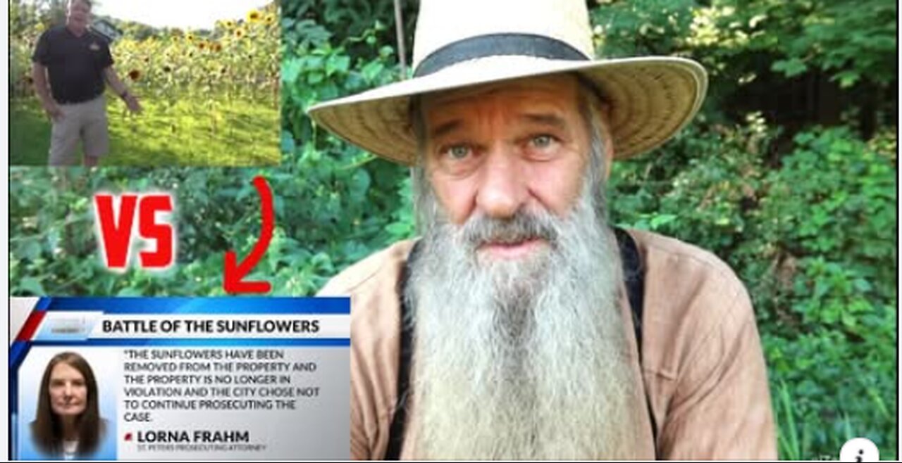 He just wanted to Grow Sunflowers..They went after him!! - OFF GRID with DOUG & STACY