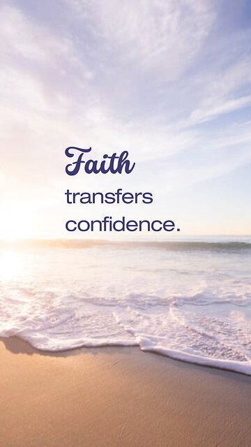 Faith Is a Transfer, Not a Feeling