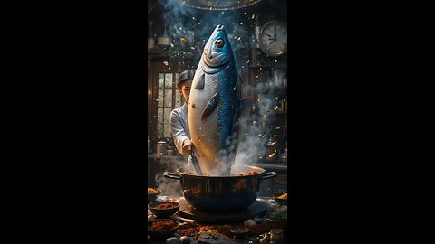 Cooking the Biggest Fish in the World" 🍴🐟😱😱