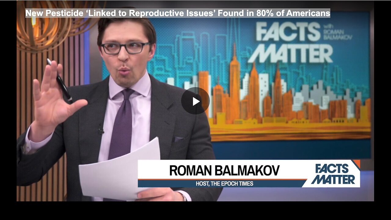 "80% of Americans Found with New Pesticide Linked to Reproductive Issues"
