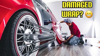 Paul Wall’s NEW RED CHROME WRAP ! | Suede Wrap GONE !