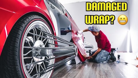 Paul Wall’s NEW RED CHROME WRAP ! | Suede Wrap GONE ! 