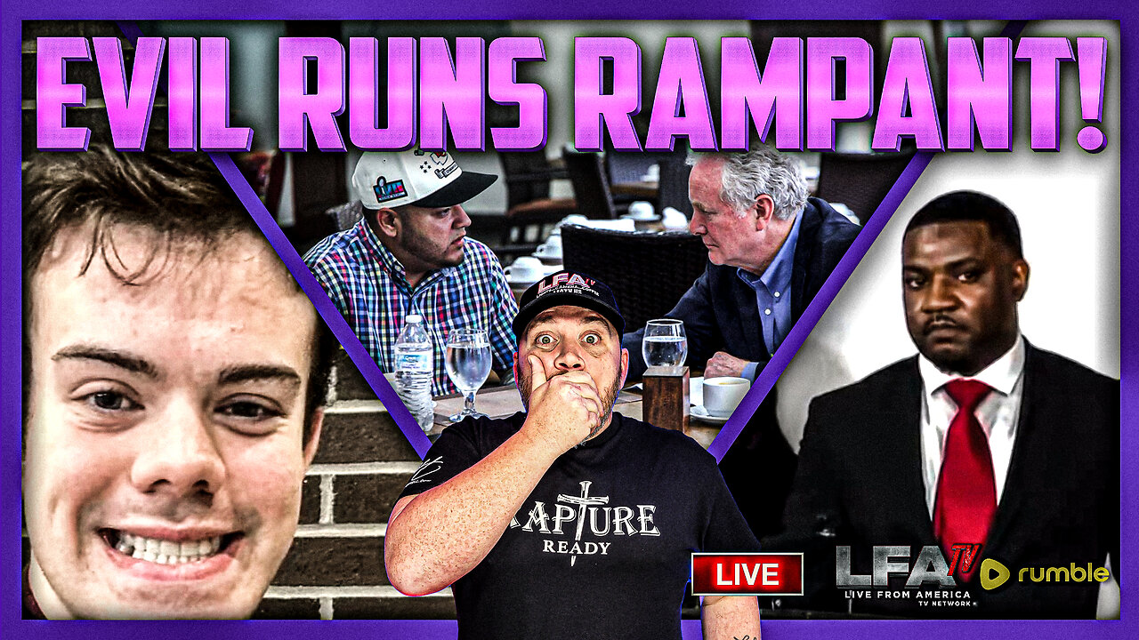 EVIL RUNS RAMPAT! | LIVE FROM AMERICA 4.18.25 11AM