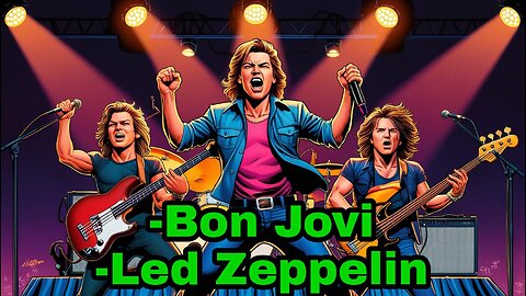 Best Of Bon Jovi - Scorpions, Aerosmith, Led Zeppelin, The Eagles Greatest Hits Slow Rock