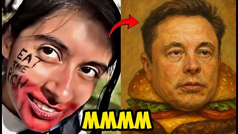 Protester literally “Ate the Rich” 😲