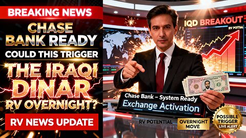 Chase Bank Ready Could This Trigger the Iraqi Dinar RV Overnight 🏦⚡💰 💥 IQD News 2025