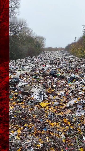 🇬🇧 'Mountain' of rubbish dumped near River Cherwell