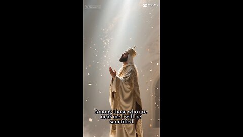 those who are near me I will be sanctified, all the people I will be glorified.’” — Leviticus 10:3