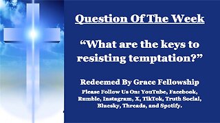 The RBGF LIVE "Question Of The Week"