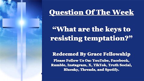 The RBGF LIVE "Question Of The Week"