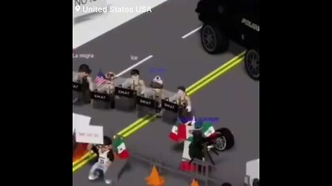 On Roblox servers children and teenagers are staging anti-ICE protests, rallies, and in-game riots.