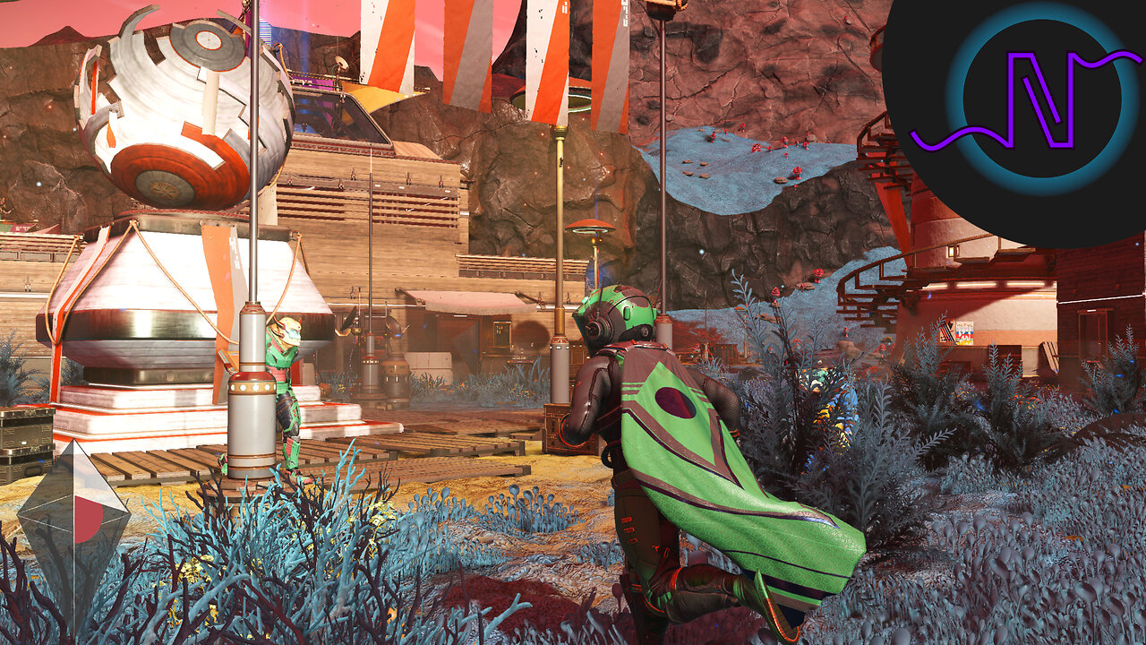 Finding Settlements in the New Beacon Update! - No Man's Sky Beacon LE169