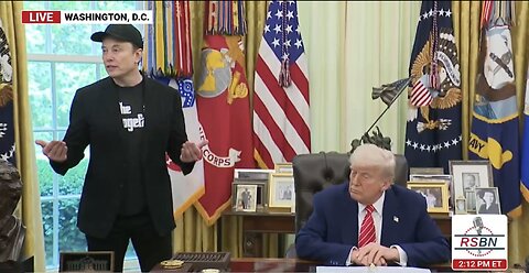 TRUMP❤️🇺🇸🥇🪽🕺ELON MUSK HOLDS🤍🇺🇸🏅🪽🎬PRESS MEETING AT OVAL OFFICE💙🇺🇸🏅🪽🏛️⭐️💫