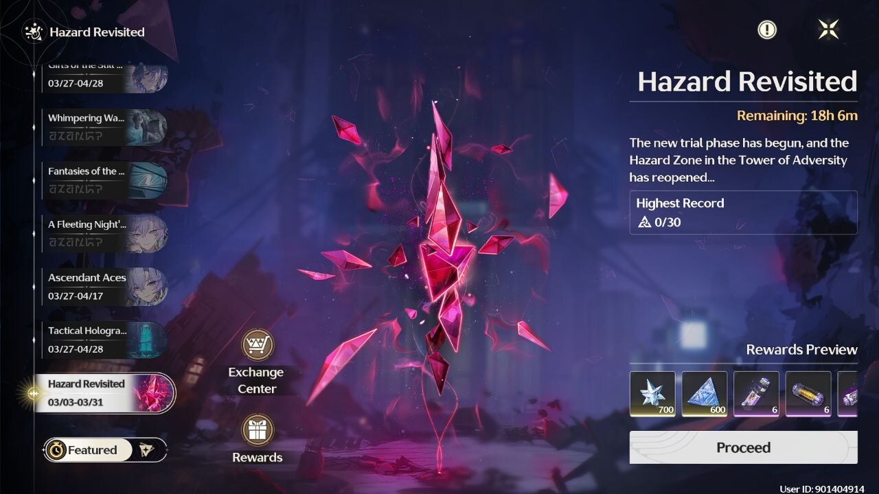 Hazard Revisited - Hazard Zone - Wuthering Waves (WuWa) 30 March