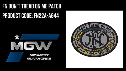 FN Don't Tread on Me Patch - FN22A-A644