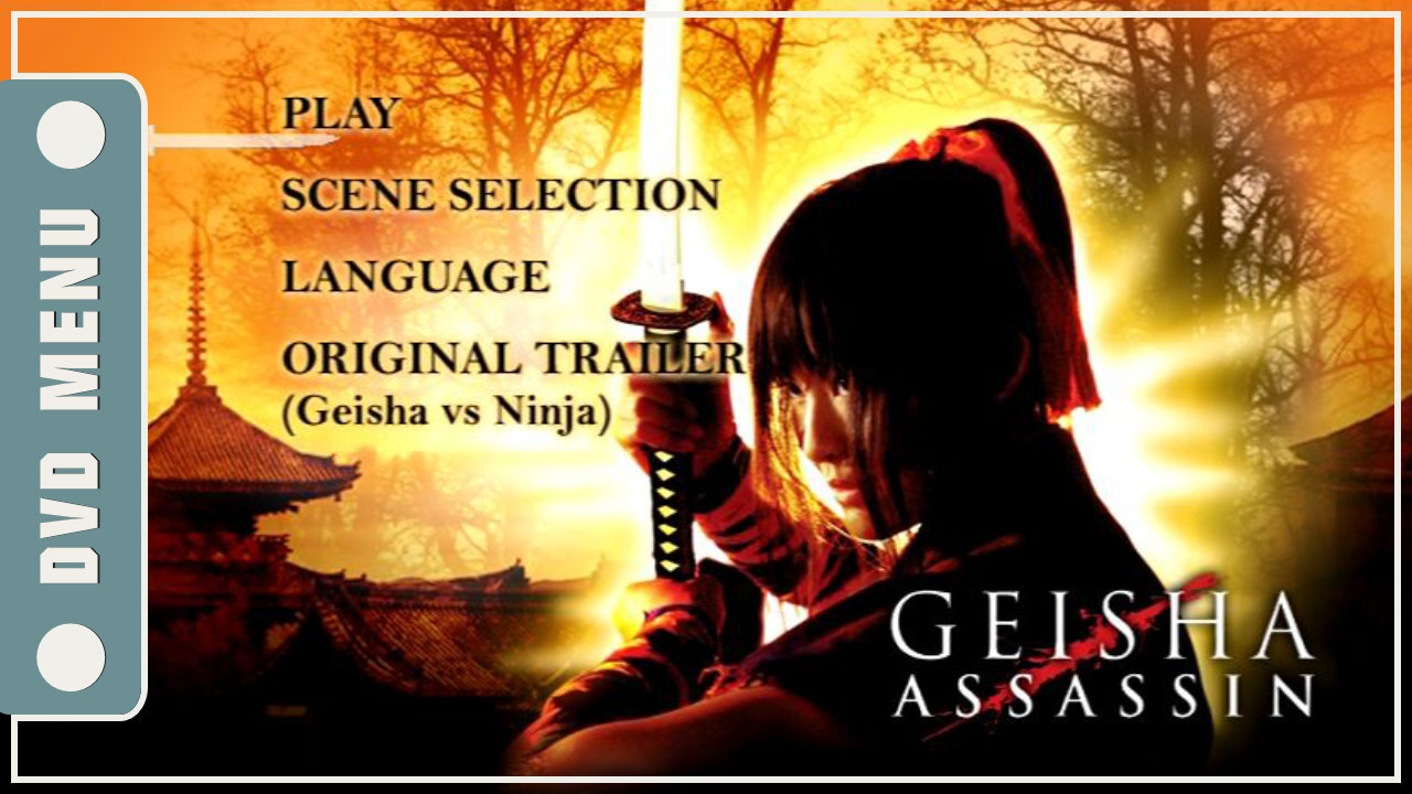 Geisha Assassin - DVD Menu