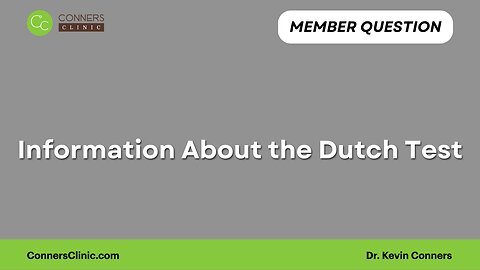 Information About the Dutch Test