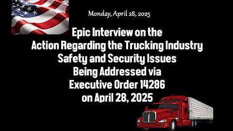 TRUCKING | ENGLISH PROFICIENCY | Executive Order 14286