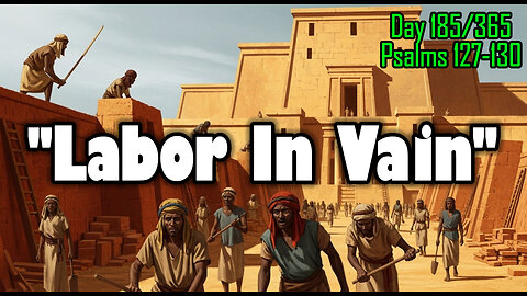 Day 185/365 - The Builder, The Table, & The Watchman's Wait #bible #psalms