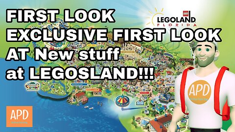 Legoland Florida Exclusive FIRST Look!!! FIRST!!!