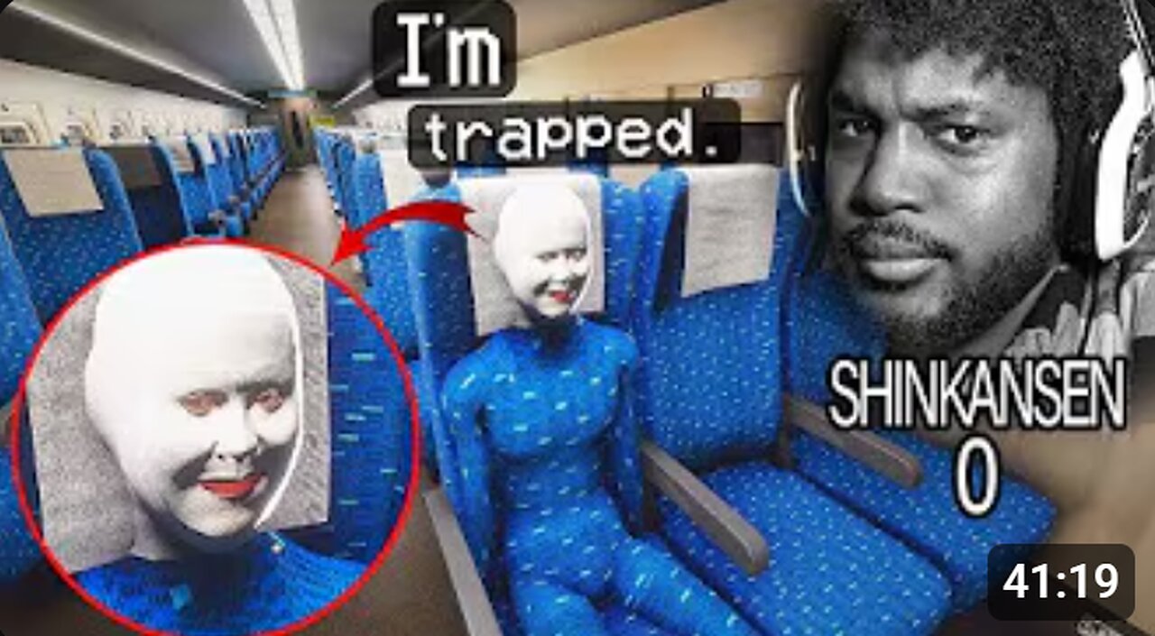"🚂 Chilla's Art Strikes Again: WHAT IS WRONG with Shinkansen 0!? 😱 | Creepy Train Horror"