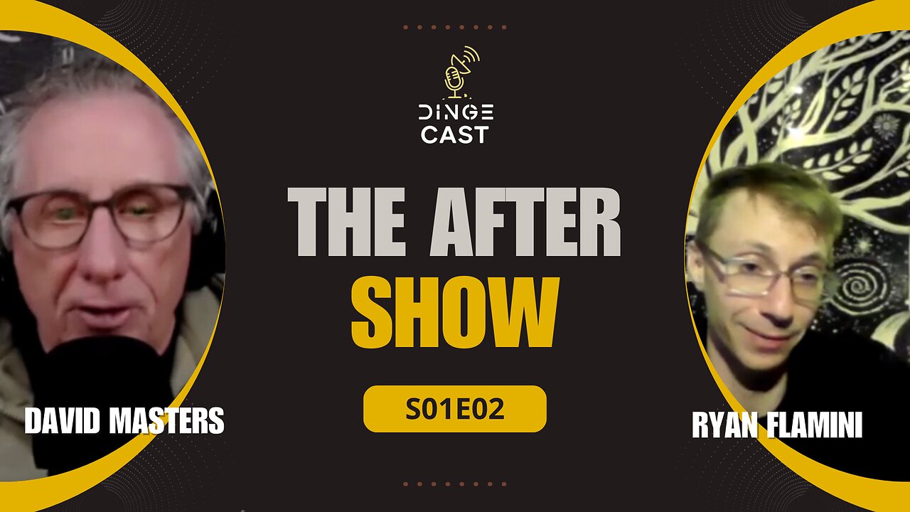 #001 The After Show with David Masters | Education, Meditation, History, & More | DingeCast