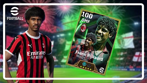 Frank Rijkaard Epic Milan Card Review, Build & Gameplay | eFootball | Player Review