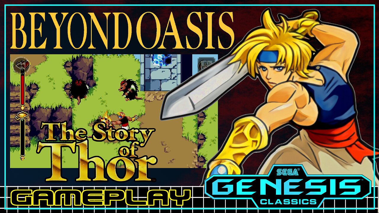 ⚔️✨GAMEPLAY-Beyond Oasis-The Story of Thor-SEGA GENESIS⚔️✨