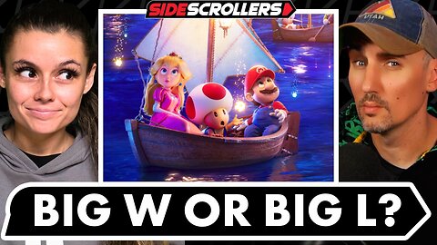 Mario Galaxy Movie Trailer REACTION + Black Lesbian GOES OFF on Weiner + More | Side Scrollers