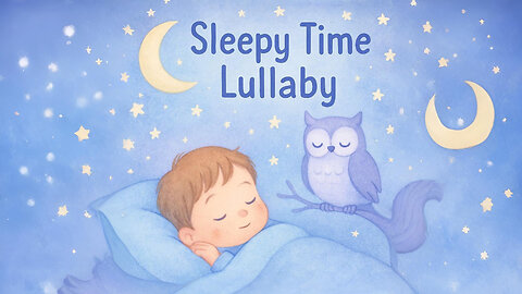 Soothing Lullaby: Sleepy Time (Brahms' Lullaby) | Fill Colors and Learn