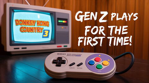 GEN Z TAKES ON DONKEY KONG COUNTRY 3 FOR THE FIRST TIME!