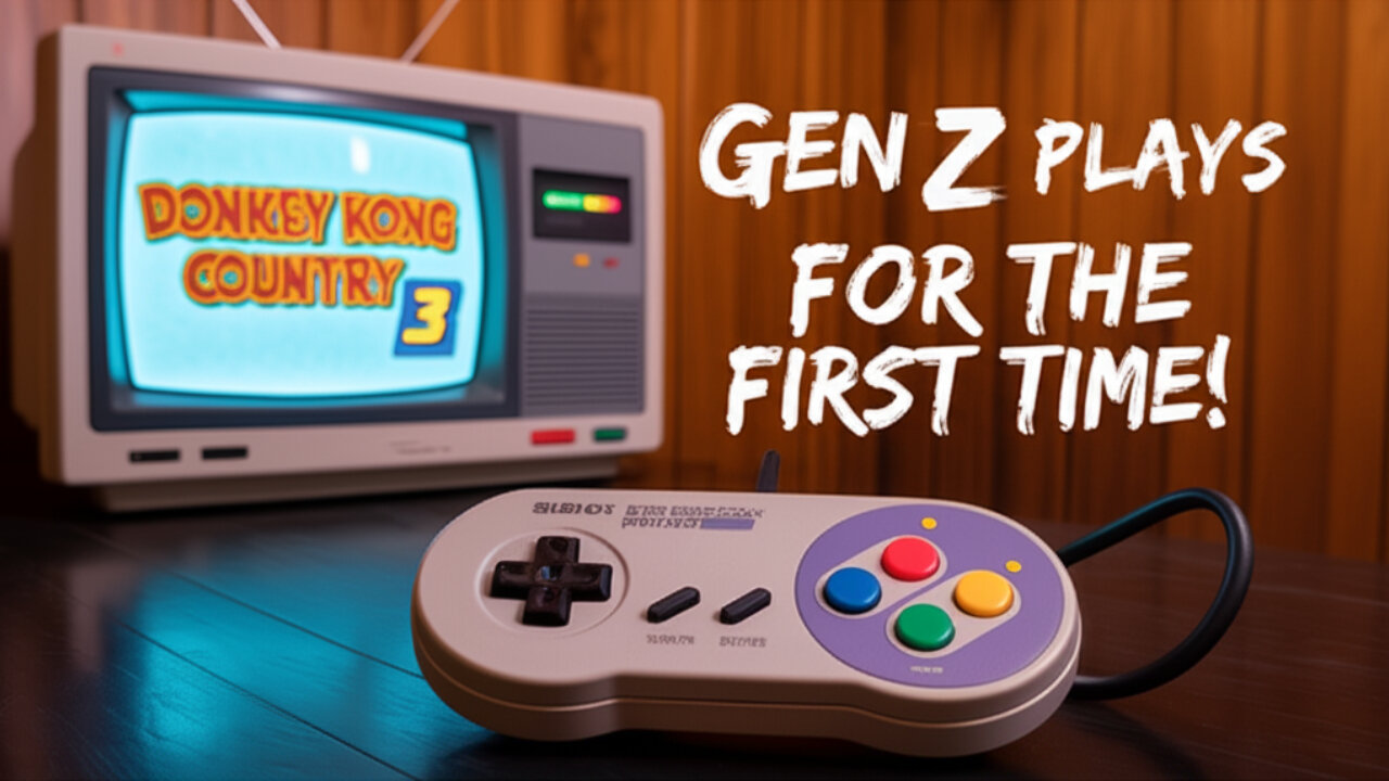 GEN Z TAKES ON DONKEY KONG COUNTRY 3 FOR THE FIRST TIME!
